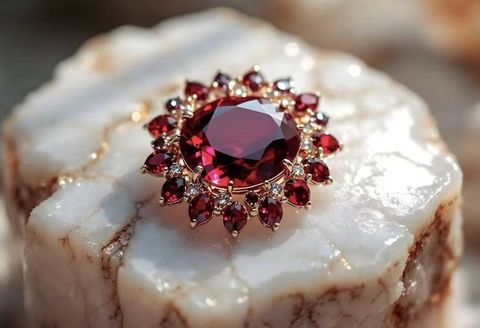Vintage Ruby Brooches: Explore Victorian Motifs, Gold Finishes, and Ornamental Details